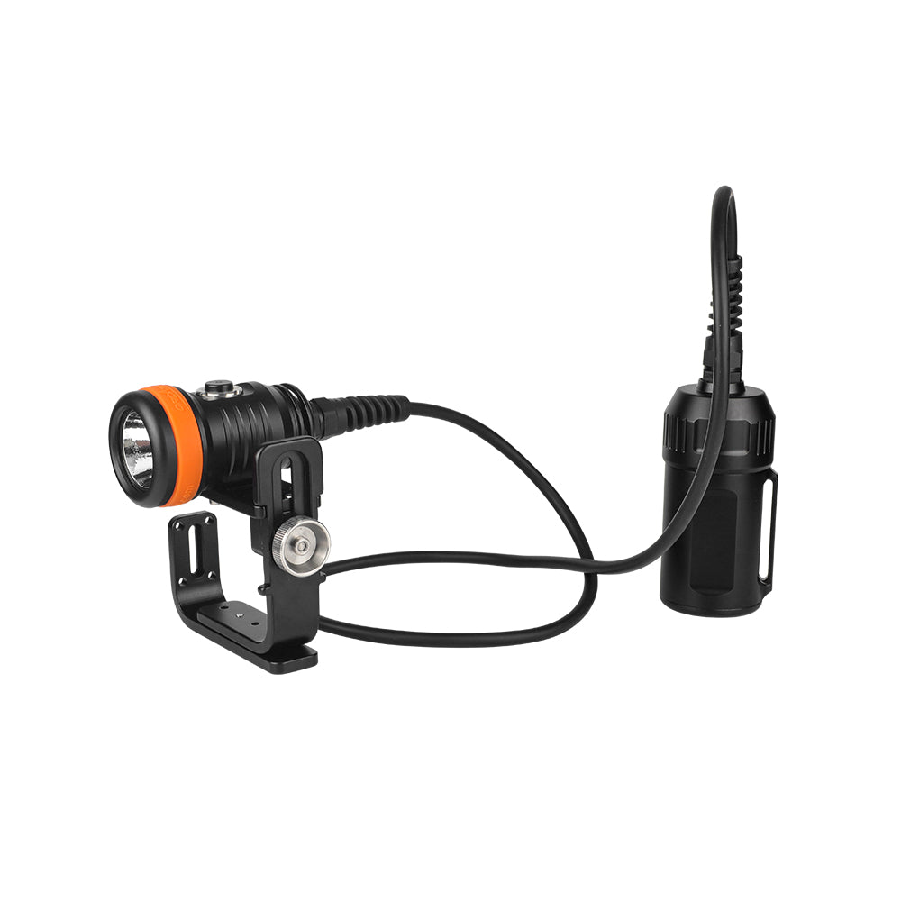 OrcaTorch D620 V2.0 2700 Lumens Primary Canister Dive Light for Technical Diving Adventures
