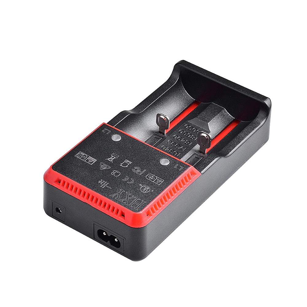 OrcaTorch H2e Battery Charger for 14500, 18650, 26650 Battery