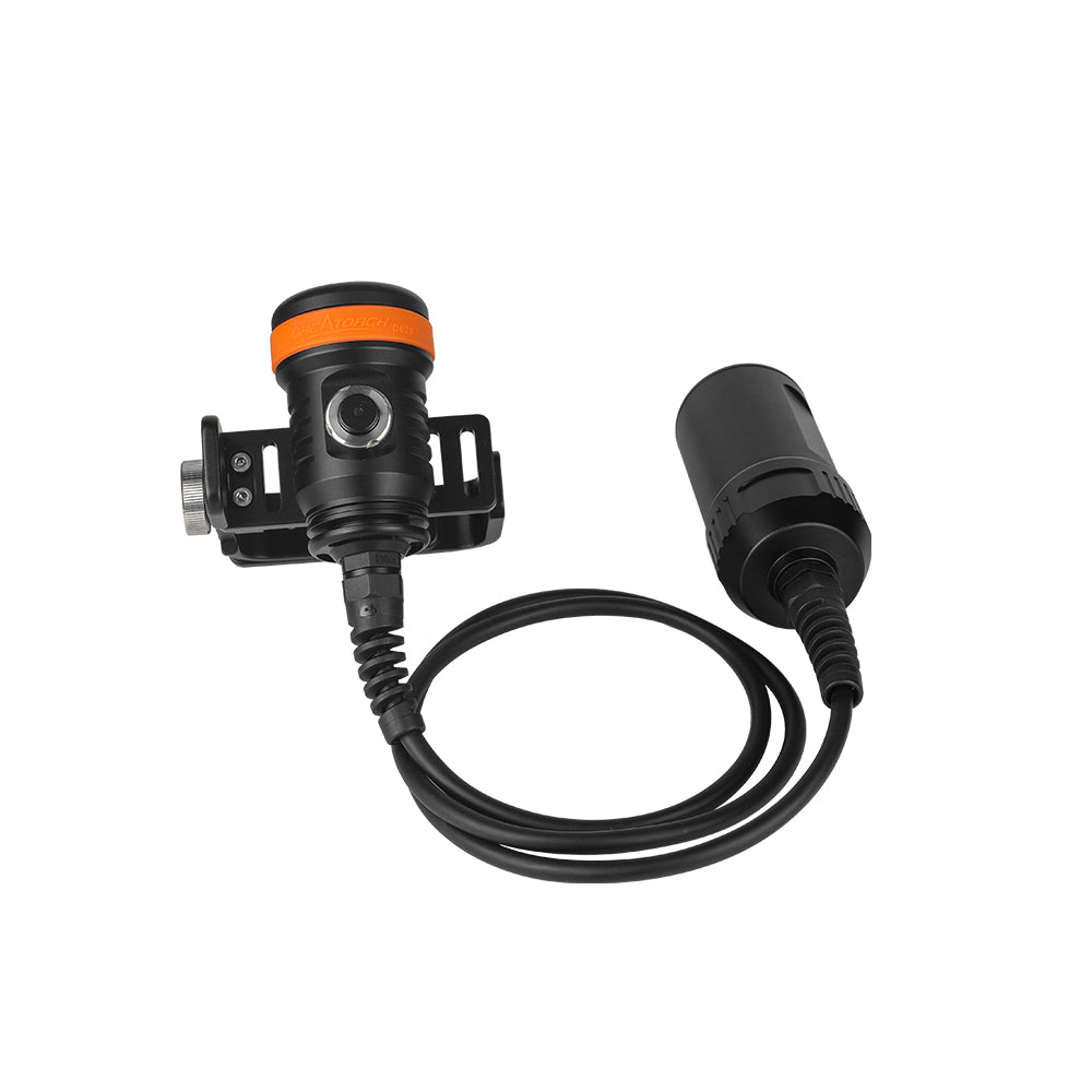 OrcaTorch D620 V2.0 2700 Lumens Primary Canister Dive Light for Technical Diving Adventures