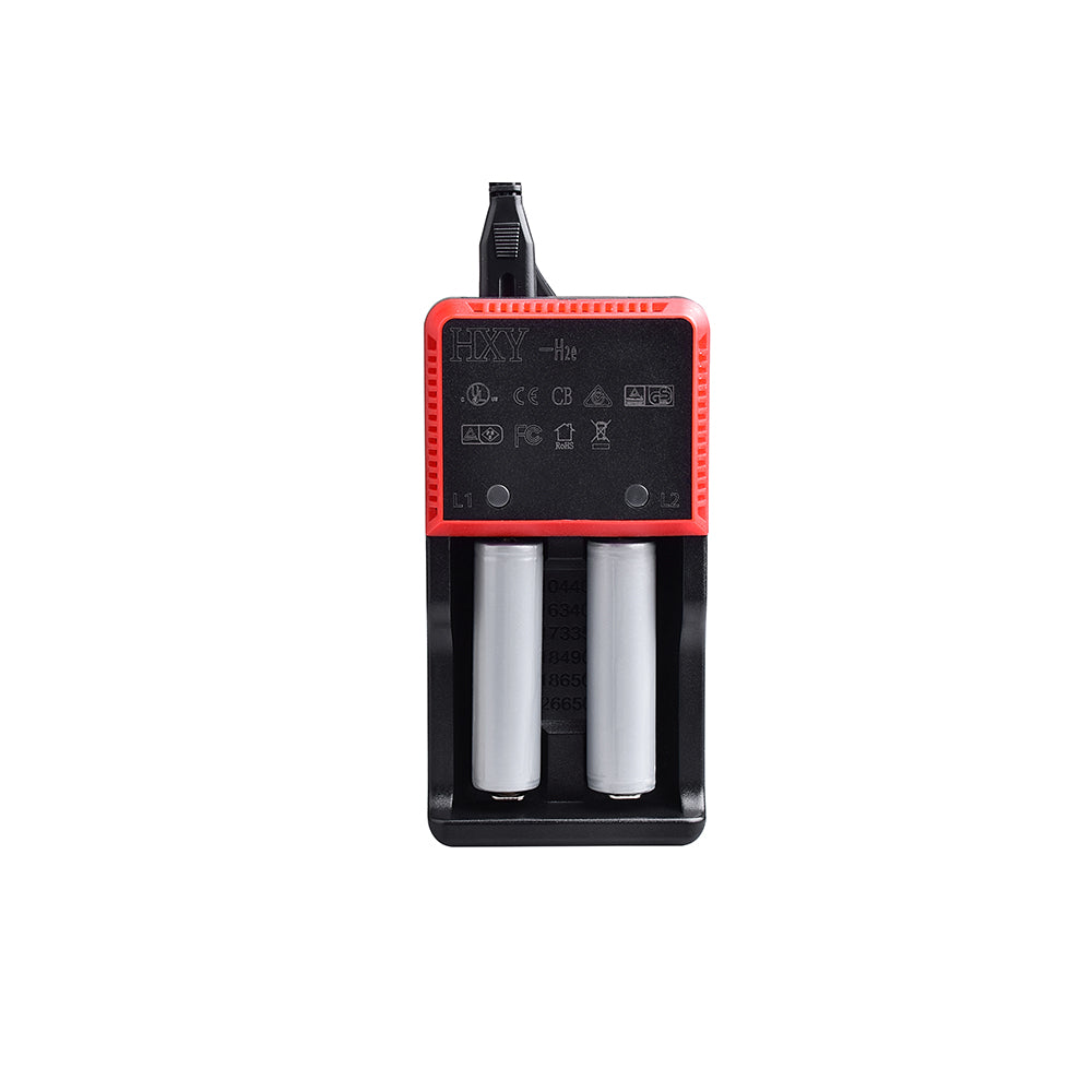 OrcaTorch H2e Battery Charger for 14500, 18650, 26650 Battery