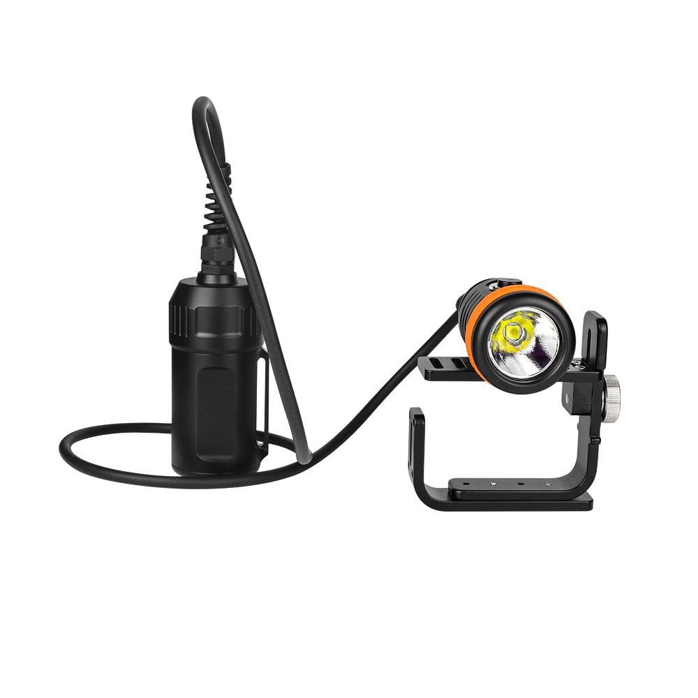 OrcaTorch D620 V2.0 2700 Lumens Primary Canister Dive Light for Technical Diving Adventures