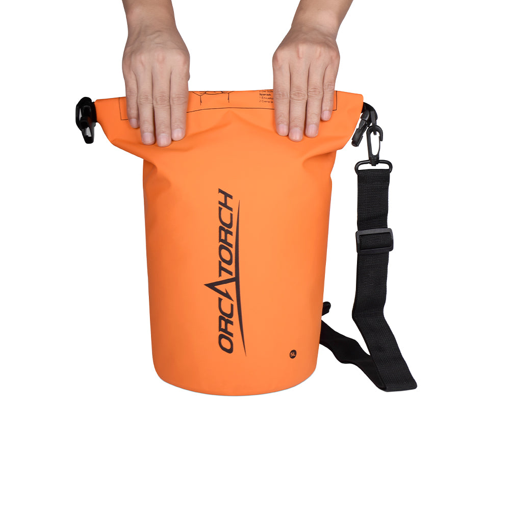 OrcaTorch 5L Waterproof Dry Bag