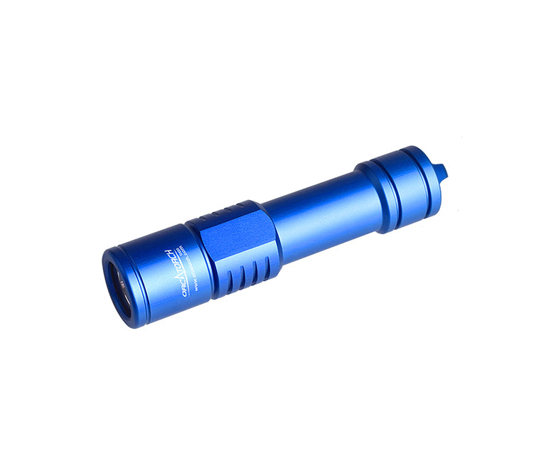 OrcaTorch D520 1000 Lumens Palm-Size Scuba Diving Light with Mechanically Rotary Switch