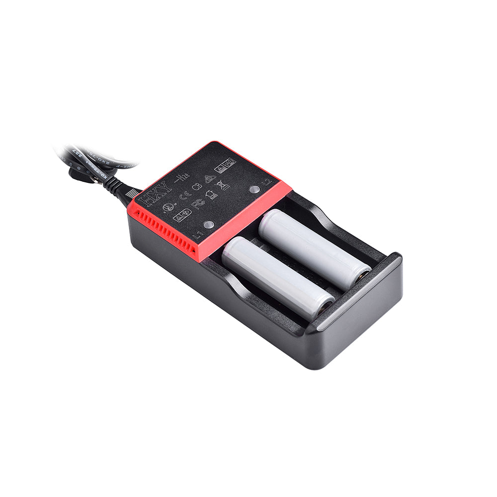 OrcaTorch H2e Battery Charger for 14500, 18650, 26650 Battery