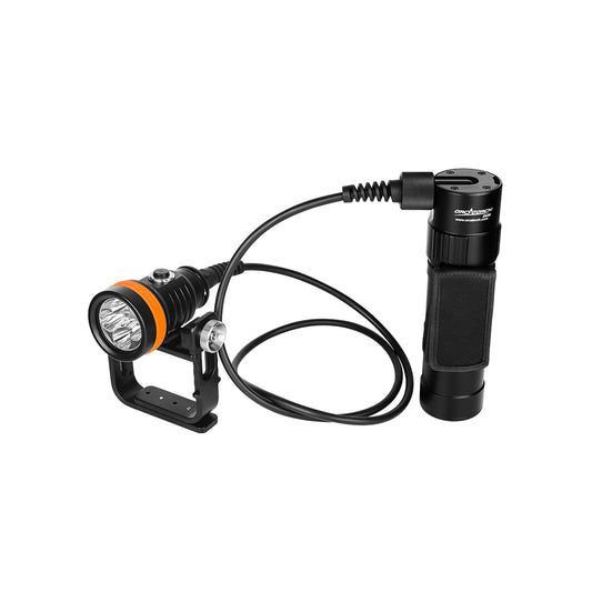 OrcaTorch D630 V2.0 4600 Lumens Canister Dive Light for Cave Diving, Wreck Diving