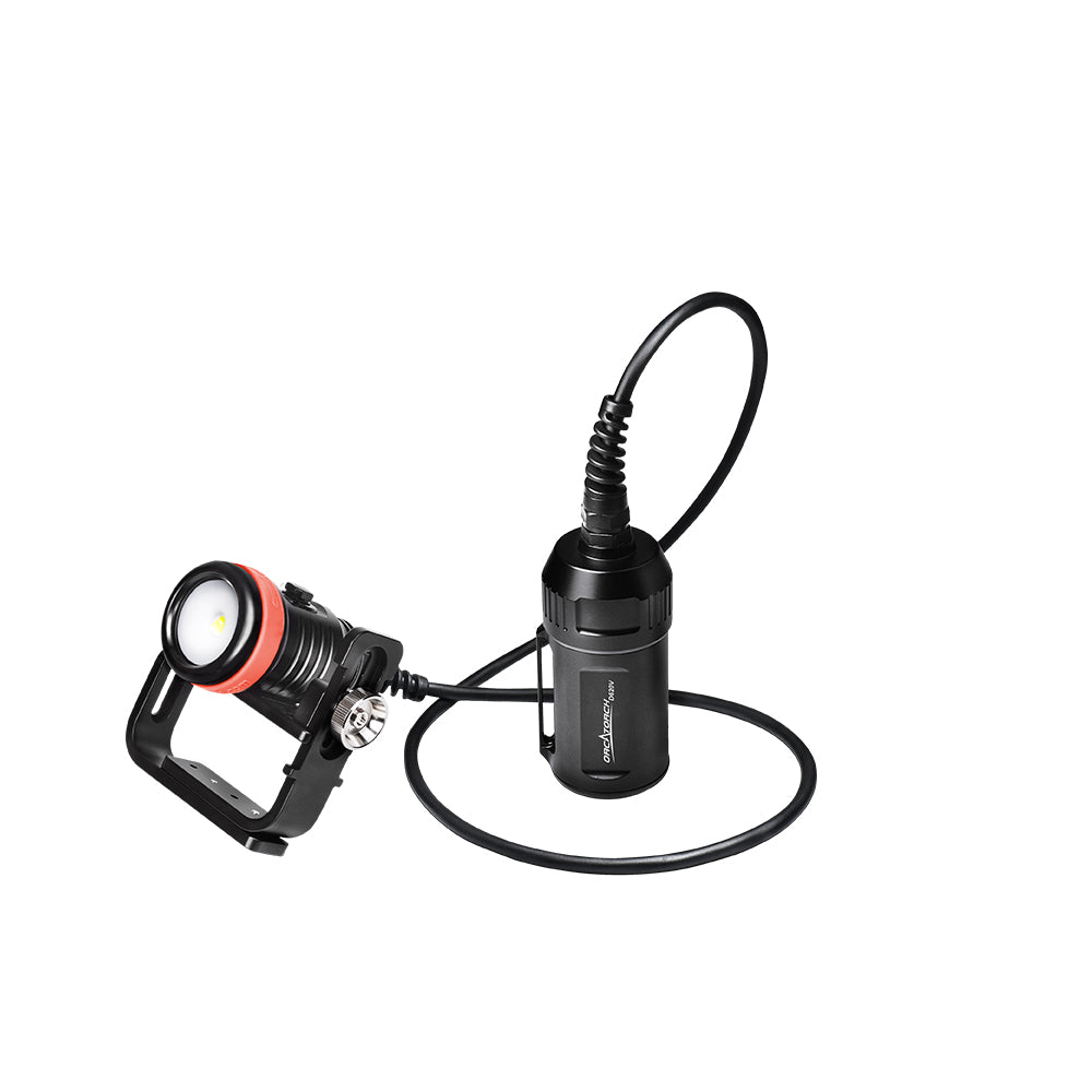 OrcaTorch D620V 2700 Lumens Primary Canister Underwater Light for Adventures and Commercial Diving