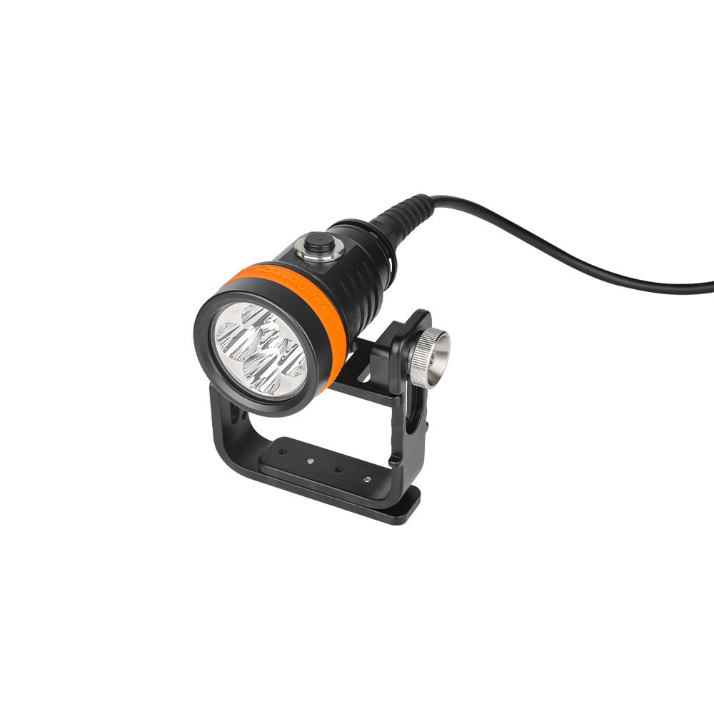 OrcaTorch D630 V2.0 4000 Lumens Canister Dive Light for Cave Diving, Wreck Diving