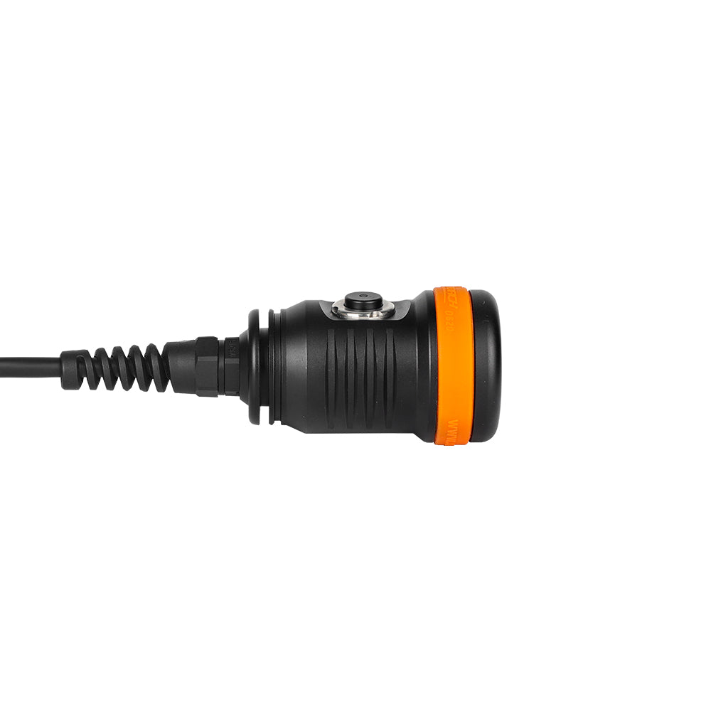 OrcaTorch D620 V2.0 2700 Lumens Primary Canister Dive Light for Technical Diving Adventures