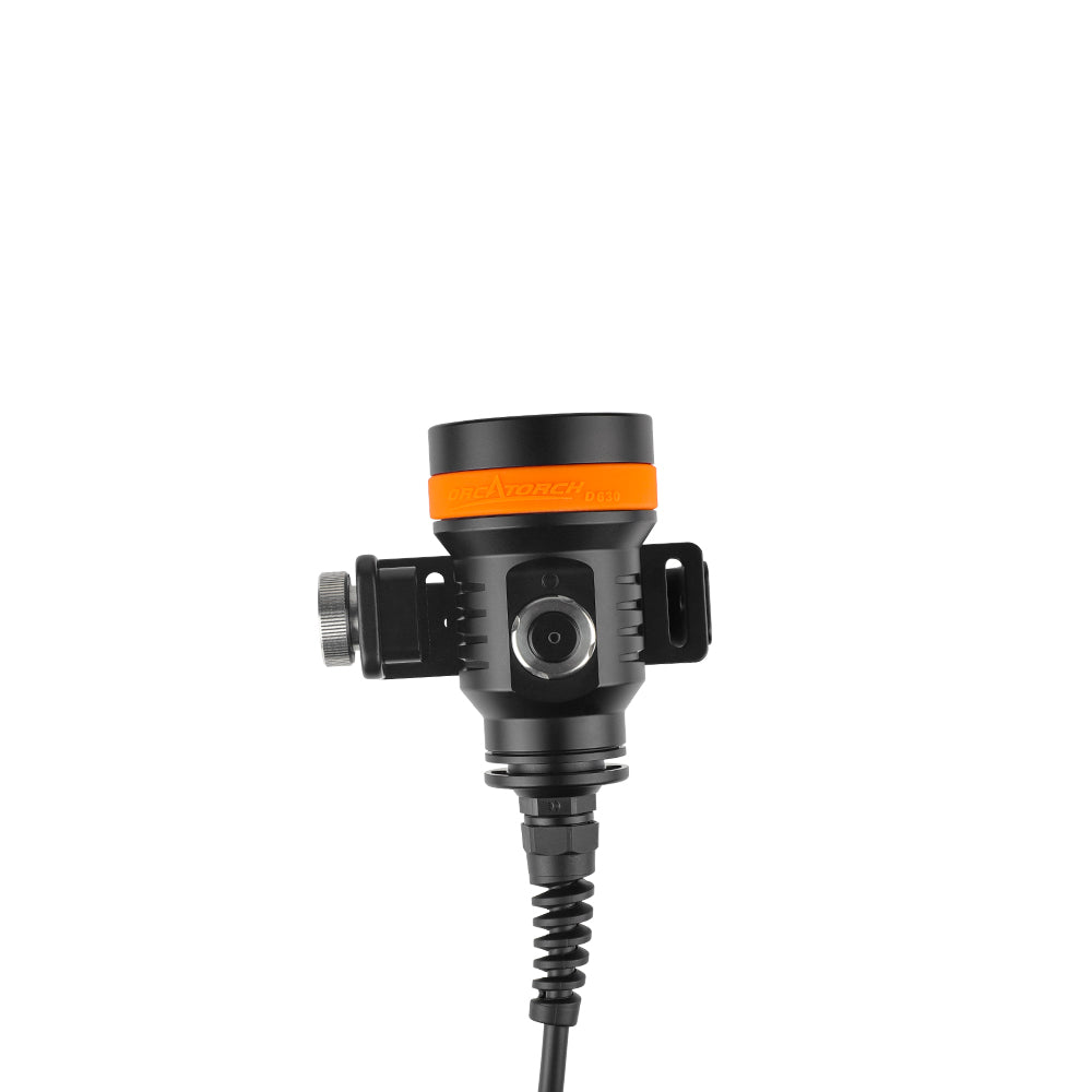 OrcaTorch D630 V2.0 4000 Lumens Canister Dive Light for Cave Diving, Wreck Diving