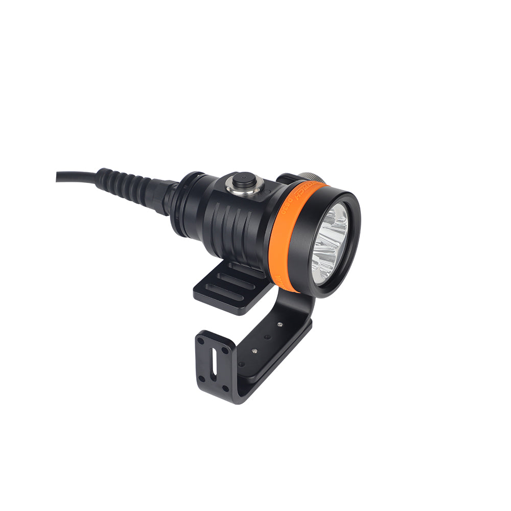 OrcaTorch D630 V2.0 4000 Lumens Canister Dive Light for Cave Diving, Wreck Diving
