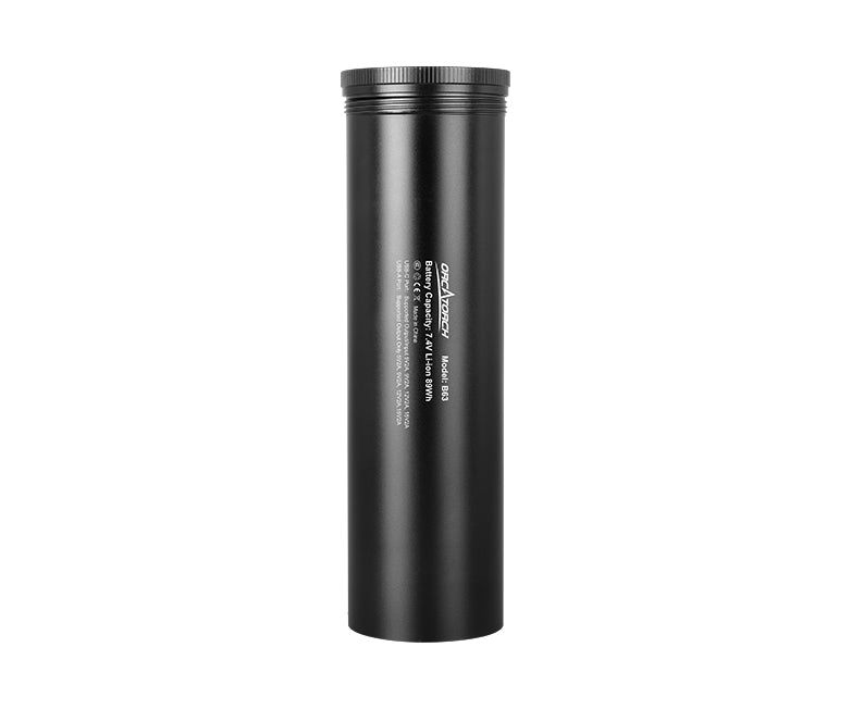 OrcaTorch B63 Rechargeable Battery Pack for D630 Canister Dive Light