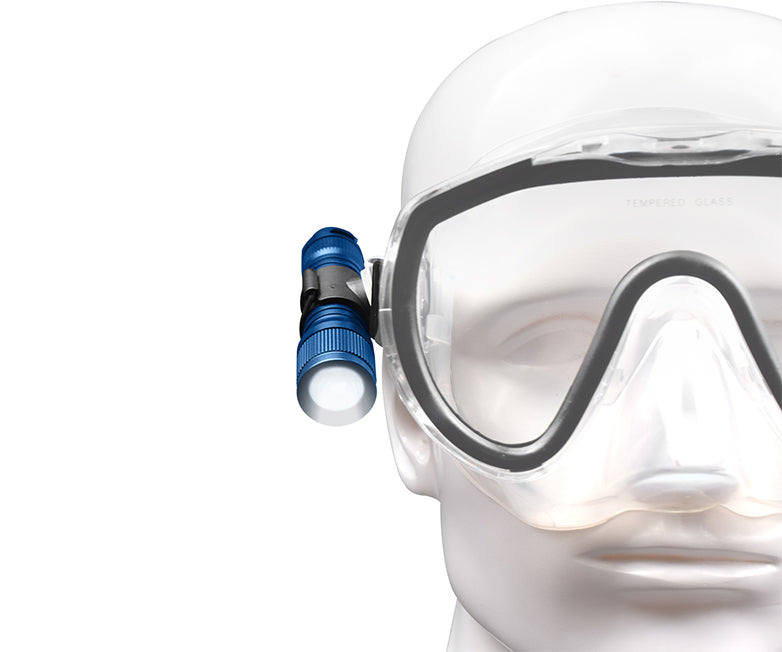 ORCATORCH D560 Mini Scuba Dive Light Max 630lumen Mounted on Mask Mount