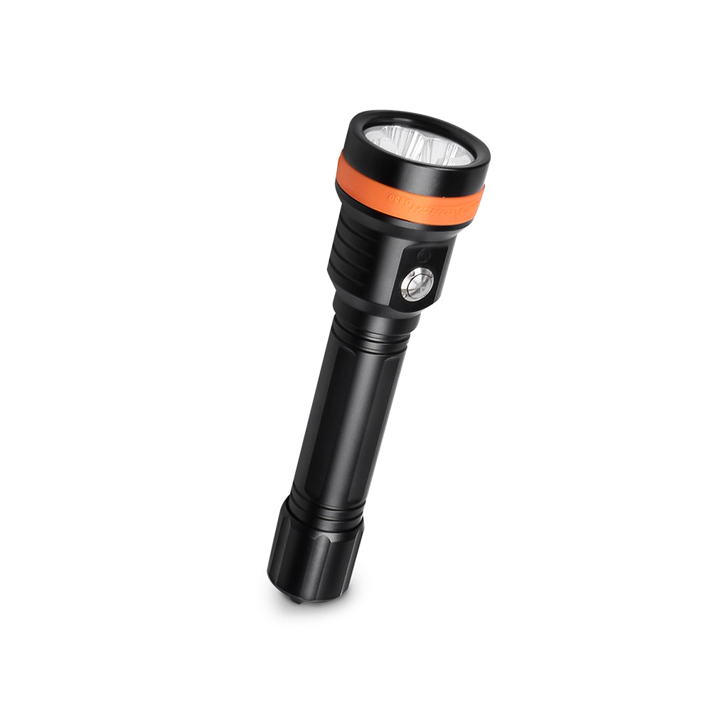 OrcaTorch D850 2500 Lumens Portable Dive Light with 6° Super Focus Beam and Long Beam Distance