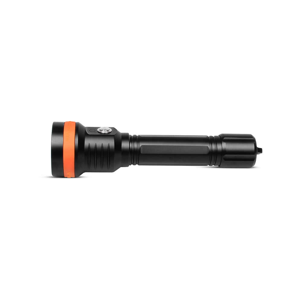 OrcaTorch D850 2500 Lumens Portable Dive Light with 6° Super Focus Beam and Long Beam Distance