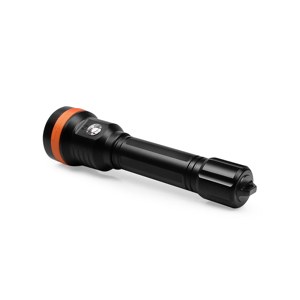 OrcaTorch D850 2500 Lumens Portable Dive Light with 6° Super Focus Beam and Long Beam Distance