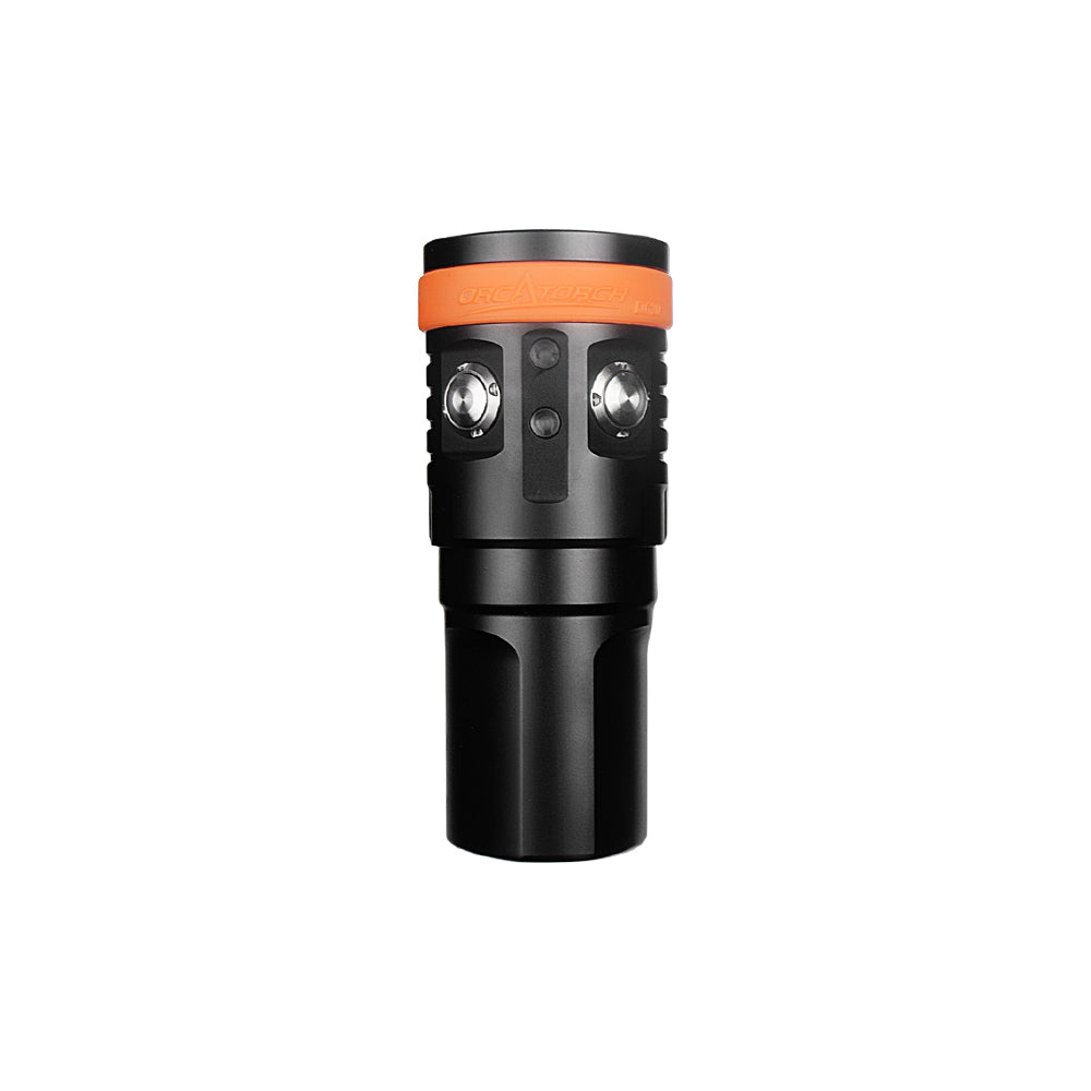 ORCATORCH D900V Diving Video Light with Red UV Neutral White Cool White Light, with Both Flood and Spot Beam, Magnetic Fast Charging, for Fluorescence Diving, Underwater Photography
