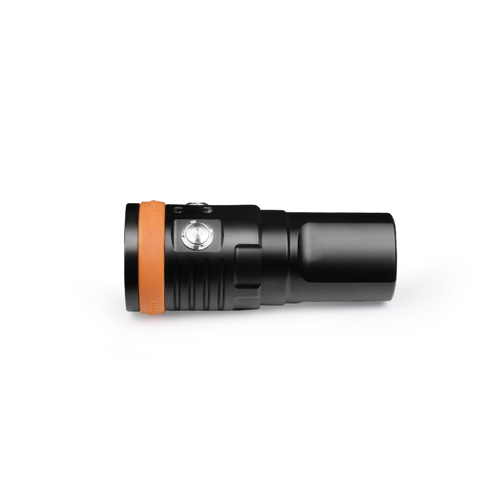 ORCATORCH D900V Diving Video Light with Red UV Neutral White Cool White Light, with Both Flood and Spot Beam, Magnetic Fast Charging, for Fluorescence Diving, Underwater Photography