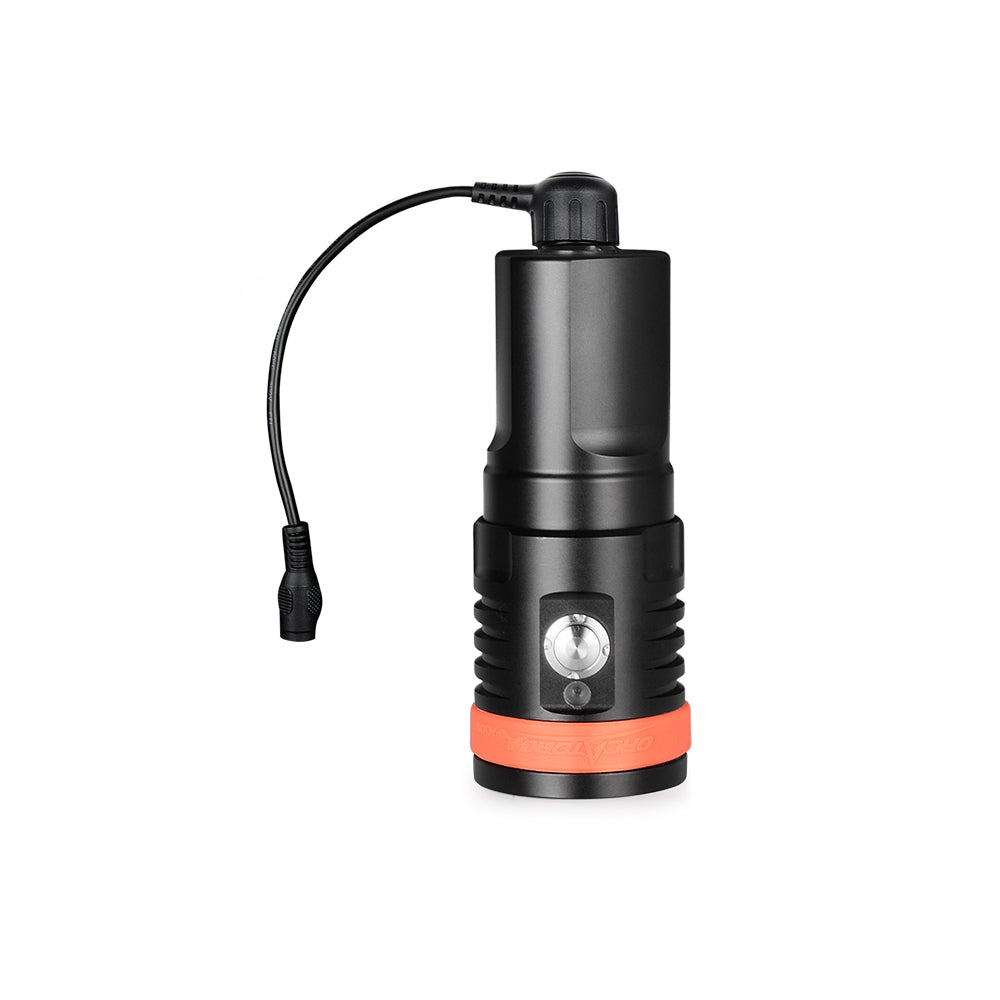 ORCATORCH D910V Scuba Diving Video Light, Max 5000 Lumens 120 Degree Wide Angle Beam Underwater Flashlight