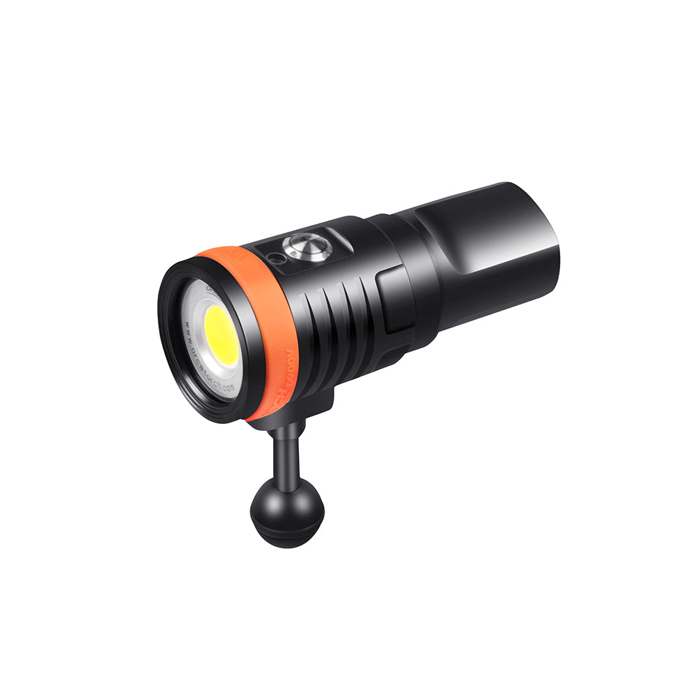 ORCATORCH D910V Scuba Diving Video Light, Max 5000 Lumens 120 Degree Wide Angle Beam Underwater Flashlight