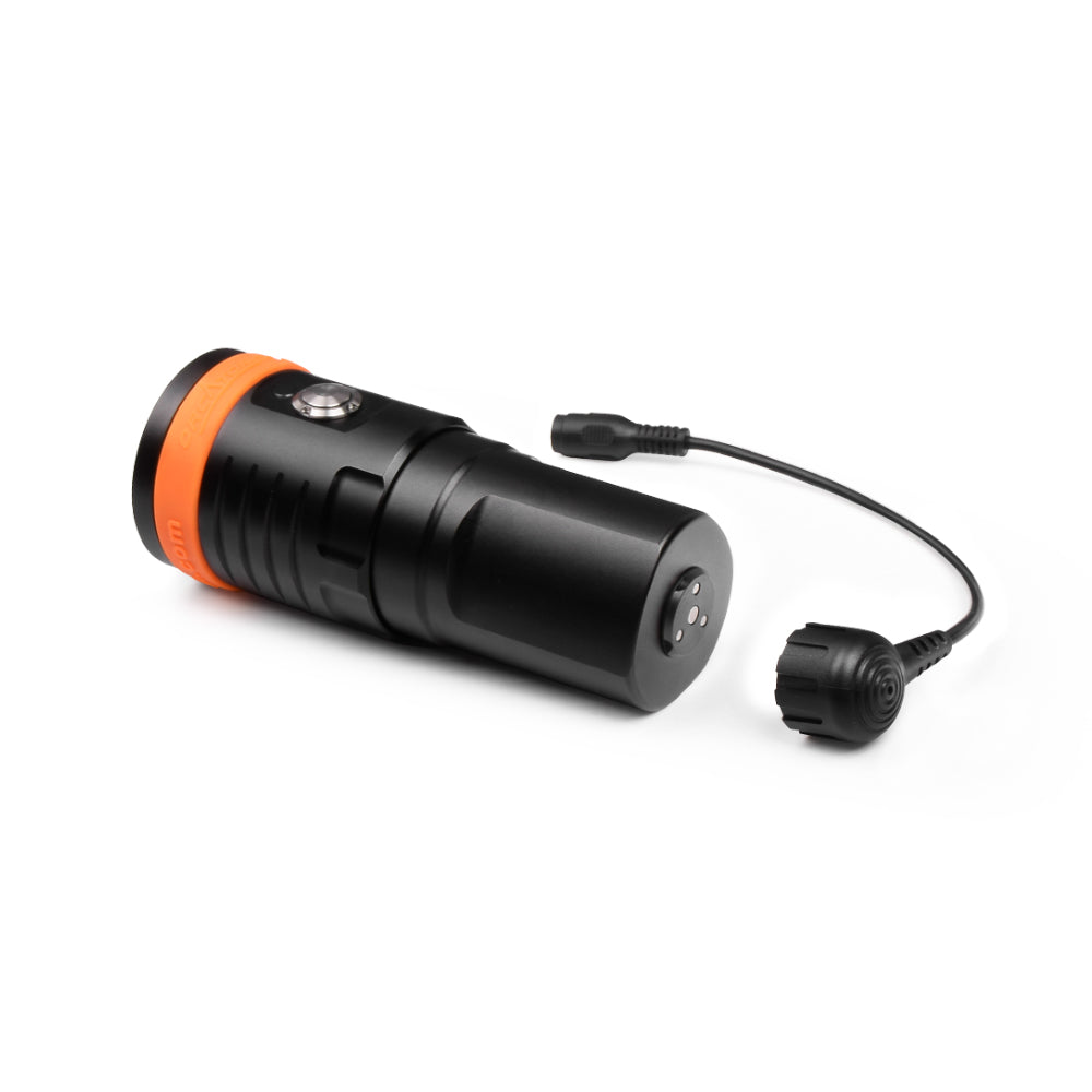 ORCATORCH D910V Scuba Diving Video Light, Max 5000 Lumens 120 Degree Wide Angle Beam Underwater Flashlight