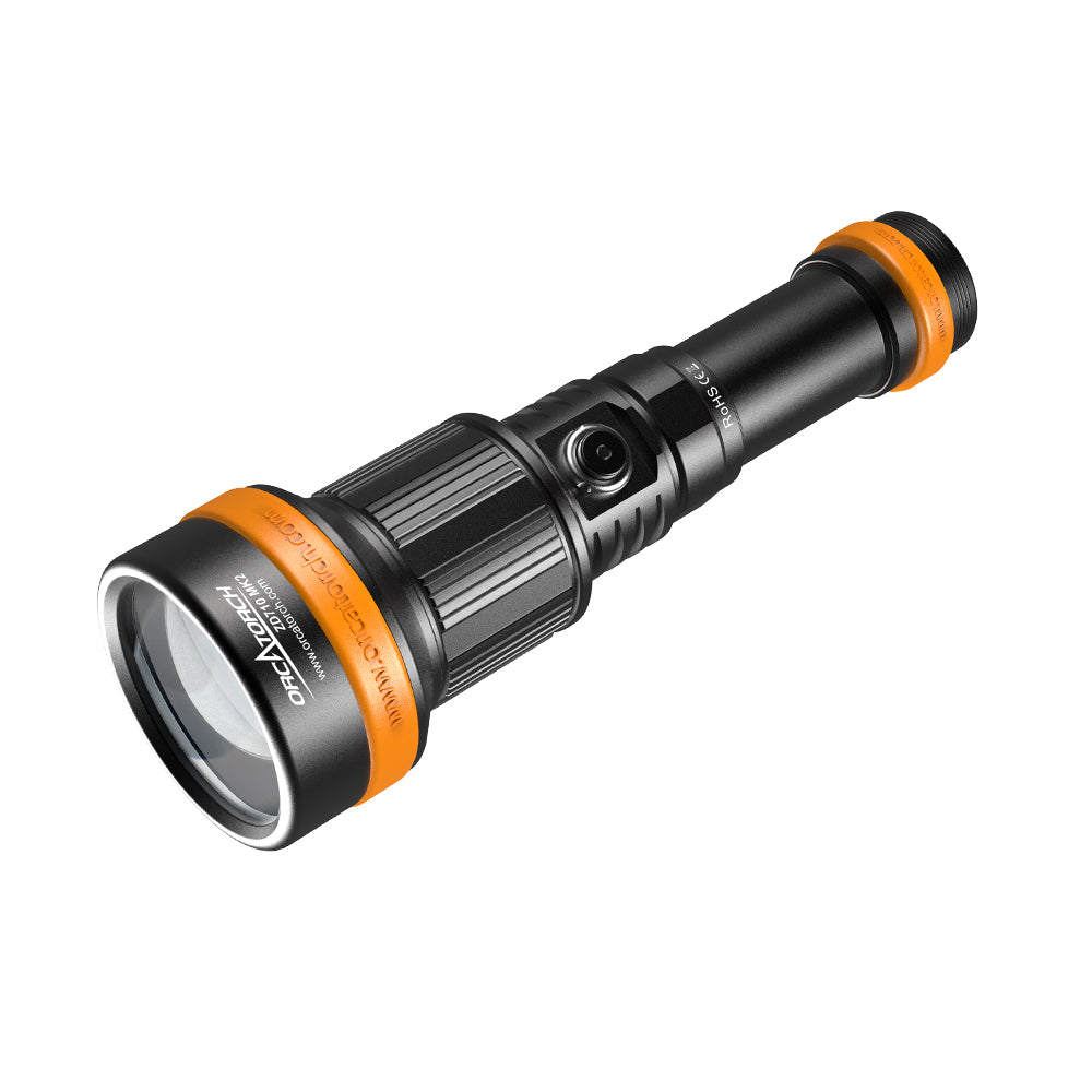 OrcaTorch NEW Zoomable Dive Light ZD710 MK2 Max 1500 Lumens