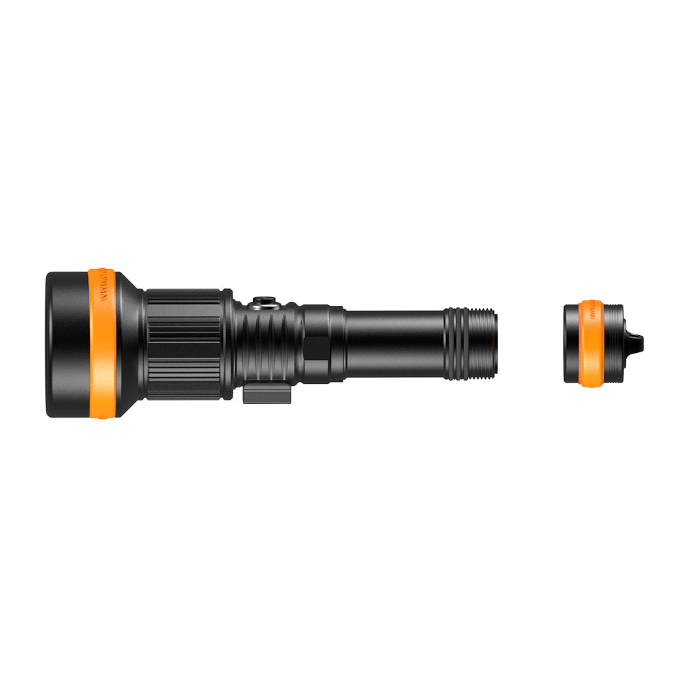 OrcaTorch NEW Zoomable Dive Light ZD710 MK2 Max 1500 Lumens