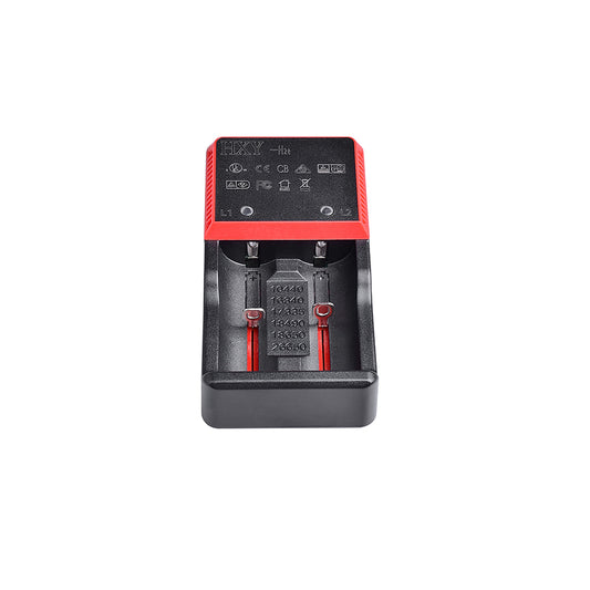 OrcaTorch H2e Battery Charger for 14500, 18650, 26650 Battery