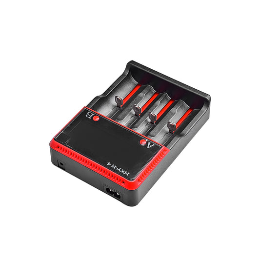 OrcaTorch H4 Battery Charger for 14500, 18650, 26650 Battery
