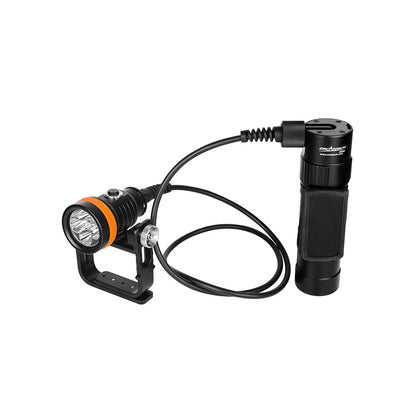 OrcaTorch D630 V2.0 4000 Lumens Canister Dive Light for Cave Diving, Wreck Diving