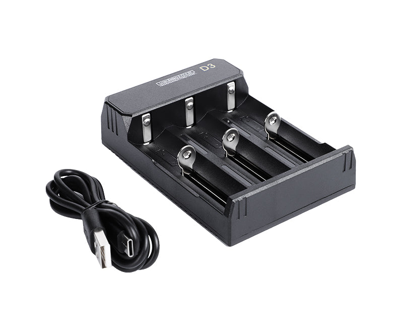 OrcaTorch New USB-Type C BR223 Charger with Three Slots
