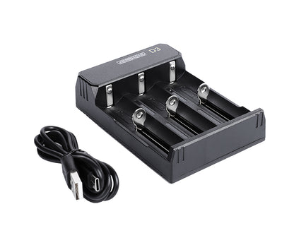 OrcaTorch New USB-Type C BR223 Charger with Three Slots