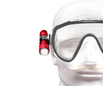 ORCATORCH D560 Mini Scuba Dive Light Max 630lumen Mounted on Mask Mount
