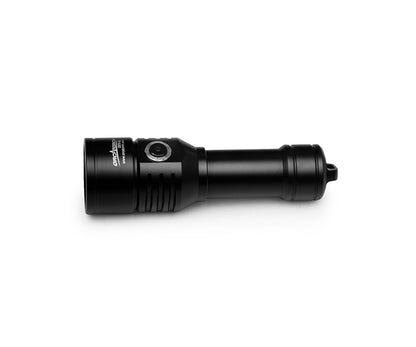 OrcaTorch D570-GL 1500 Lumens Underwater Dive Torch with Green Laser for Scuba Divers, Diving Instructors
