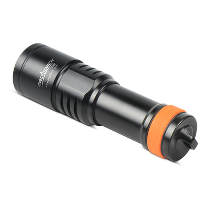 OrcaTorch D580 Professional Underwater Dive Light backup light for Recreational Diving and Technical Diving