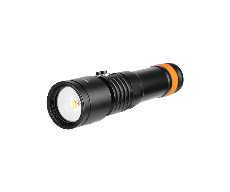 OrcaTorch NEW D710V Max 2000 Lumens Three-Color Light Source Underwater Video Light and fluorescent diving flashlight
