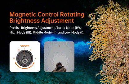 OrcaTorch D950V 10500 Lumens Best LED Video Light for Underwater Photography