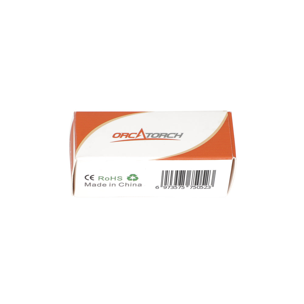 OrcaTorch 18650 USB Rechargeable Battery 3400mAh