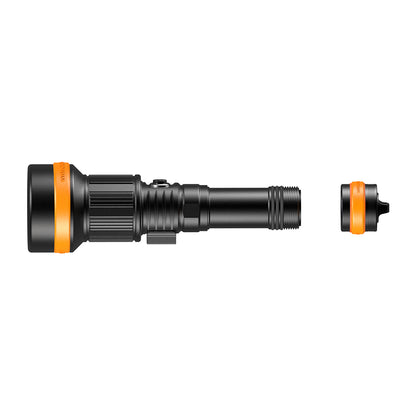 OrcaTorch NEW Zoomable Dive Light ZD710 MK2 Max 1500 Lumens